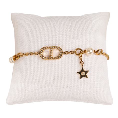 christian dior gold bracelet cd